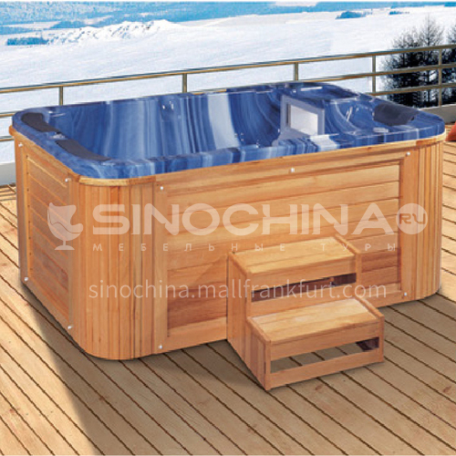 Luxury hot spring pool massage large pool hydrotherapy multi-person SPA massage surfing bathtub outdoor jacuzzi AO-6016